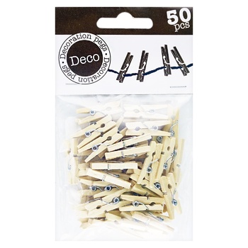 Koopman Christmas Еree Set of Вecorative Сlothespins 2.5cm - buy, prices for - photo 1