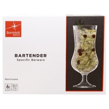 Bormioli Rocco Bartender Hurricane Set of Cocktail Glasses 504ml - buy, prices for - photo 1