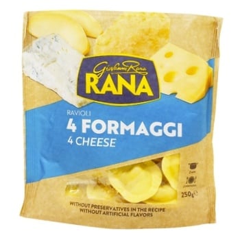 Pastificio Rana S.p.A. 4 Cheeses Ravioli 250g - buy, prices for NOVUS - photo 1