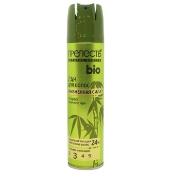 Prelest Bio Green Tea Hairspray 210ml - buy, prices for NOVUS - photo 7