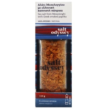 Salt Odyssey Natural With Smoked Paprika Salt In Grinder 110g - buy, prices for - photo 2