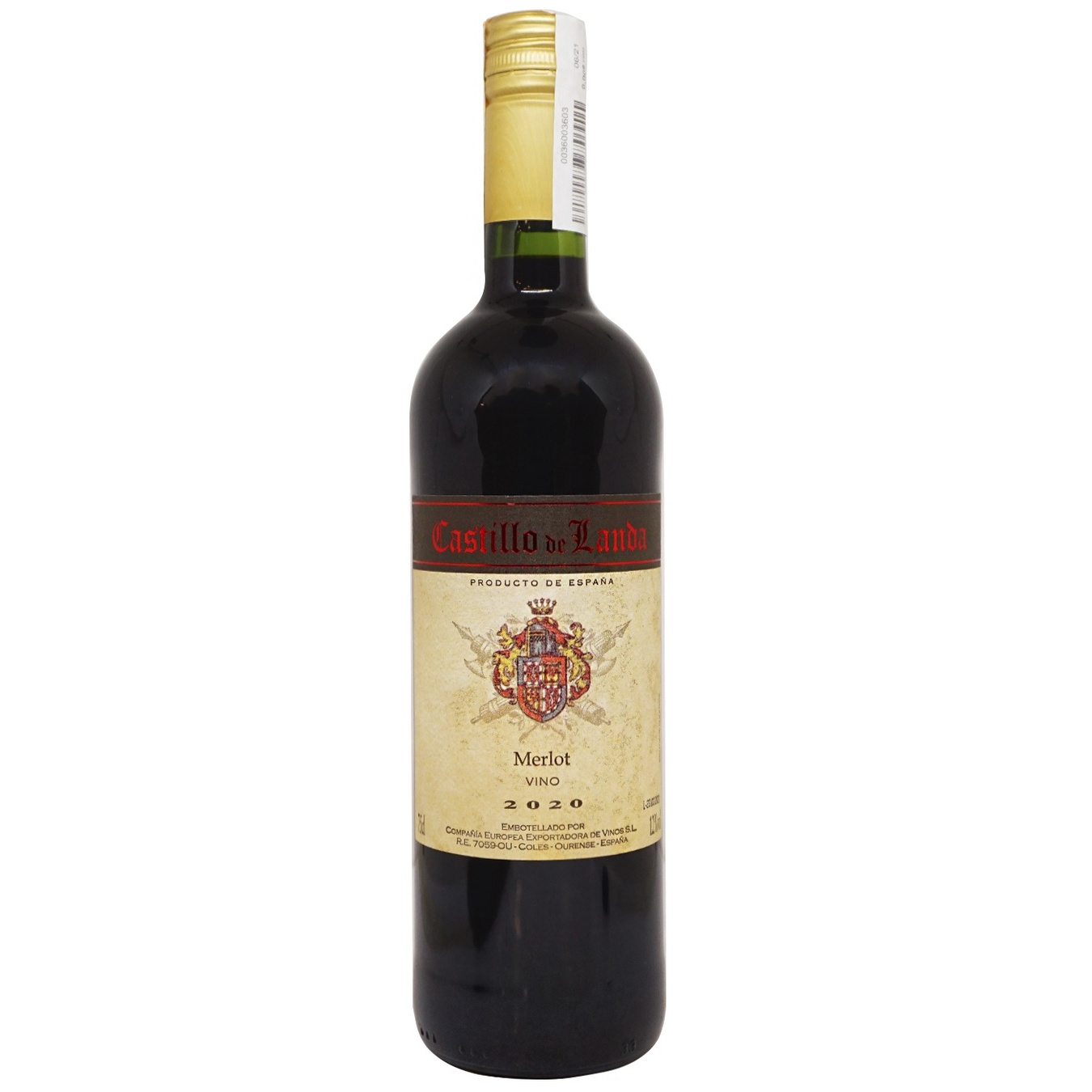 

Вино Castillo de landa Merlot красное сухое 12% 0,75л