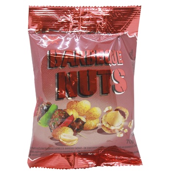 Jega With Barbecue Taste Fried In Crispy Shell Peanuts 70g - buy, prices for NOVUS - photo 1