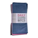 Koopman Set of Microfibre Cleaning Cloths 8pcs 30x30cm