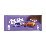 Шоколад Milka Noisette молочный с гладким ореховым кремом 100г