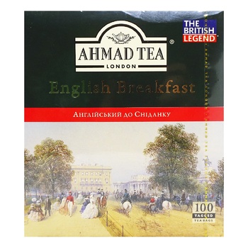 Чай черный Ahmad Tea English Breakfast 2г*100шт - купить, цены на NOVUS - фото 2