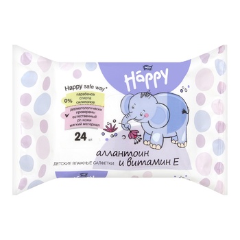 Bella Happy Wet Wipes with Vitamin E for Children 24pcs - buy, prices for NOVUS - photo 2