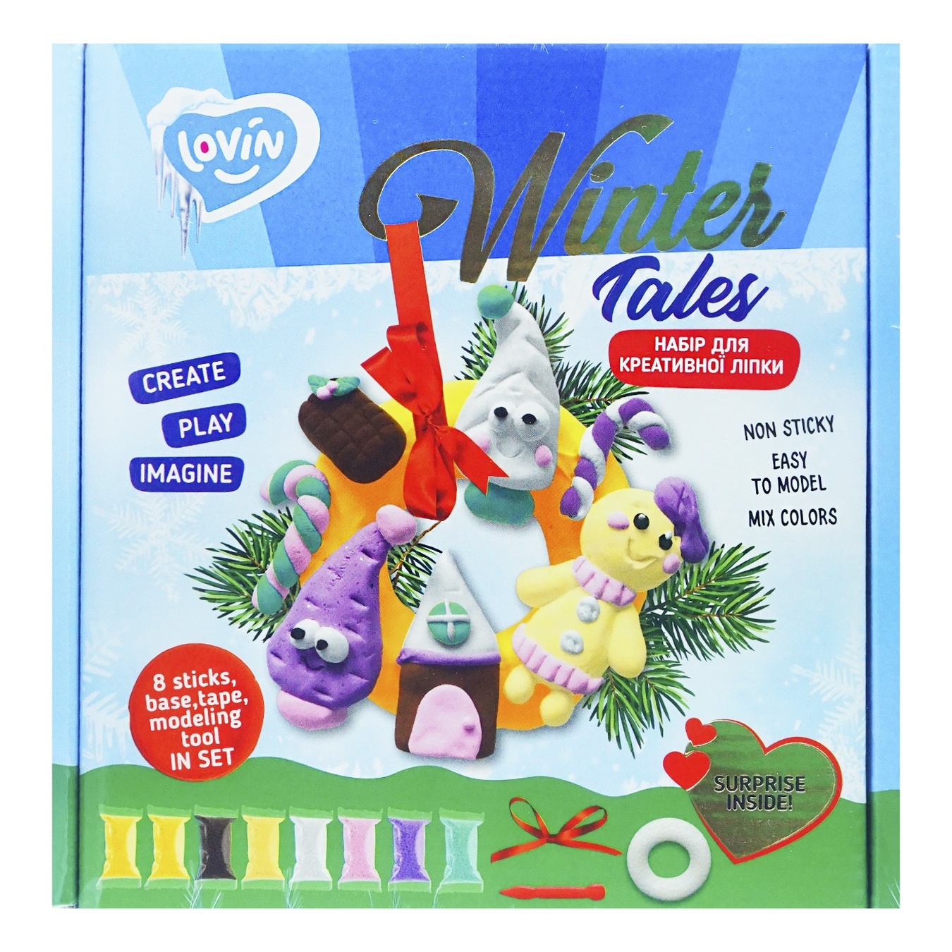 

Набор для творчества Lovin`Do Winter Tales Венчик желтый Карамельные сладости