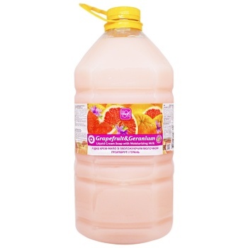 Bioton Grapefruit Geranium Liquid Cream Soap with Moisturizing