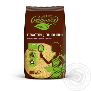 Пластівці пшоняні Сквирянка органічні  400г купити, ціни на МегаМаркет - фото 1