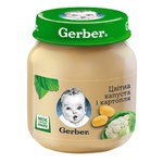 Пюре Gerber цвітна капуста і картопля 130г