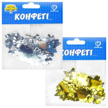 Конфетти Веселая Затея Звездочки 20г - купить, цены на Auchan - фото 1