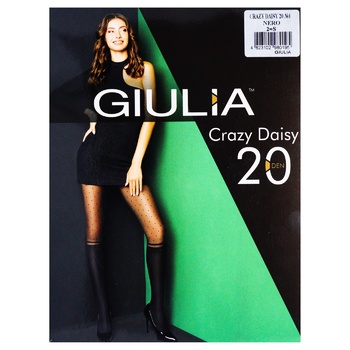 Колготки Giulia Crazy Daisy 20ден Nero-2 - купить, цены на - фото 1