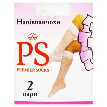 Гольфи Premier Socks дитячі капрон білі 2 пари - купити, ціни на ЕКО Маркет - фото 2