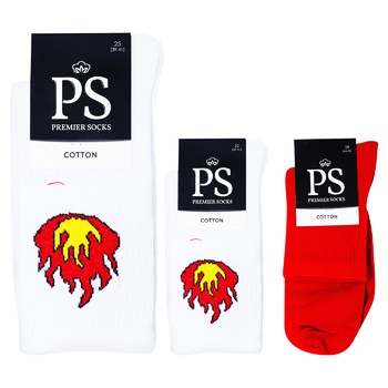 Premier Socks Premium! Men's Socks with Elastic Band Imitation s.25-29 - buy, prices for EKO Market - photo 1