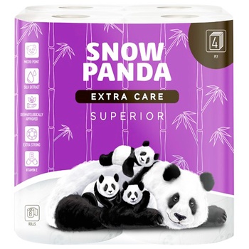 Туалетний папір Snow Panda superior 4-шаровий 8шт