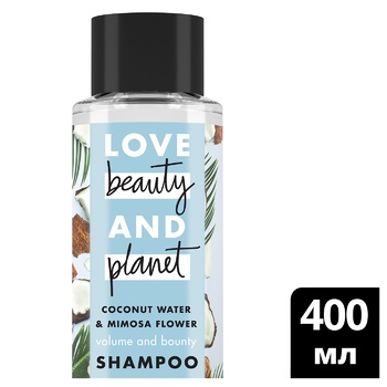 Шампунь Love Beauty and Planet Об'єм та щедрість 400мл - купити, ціни на NOVUS - фото 3