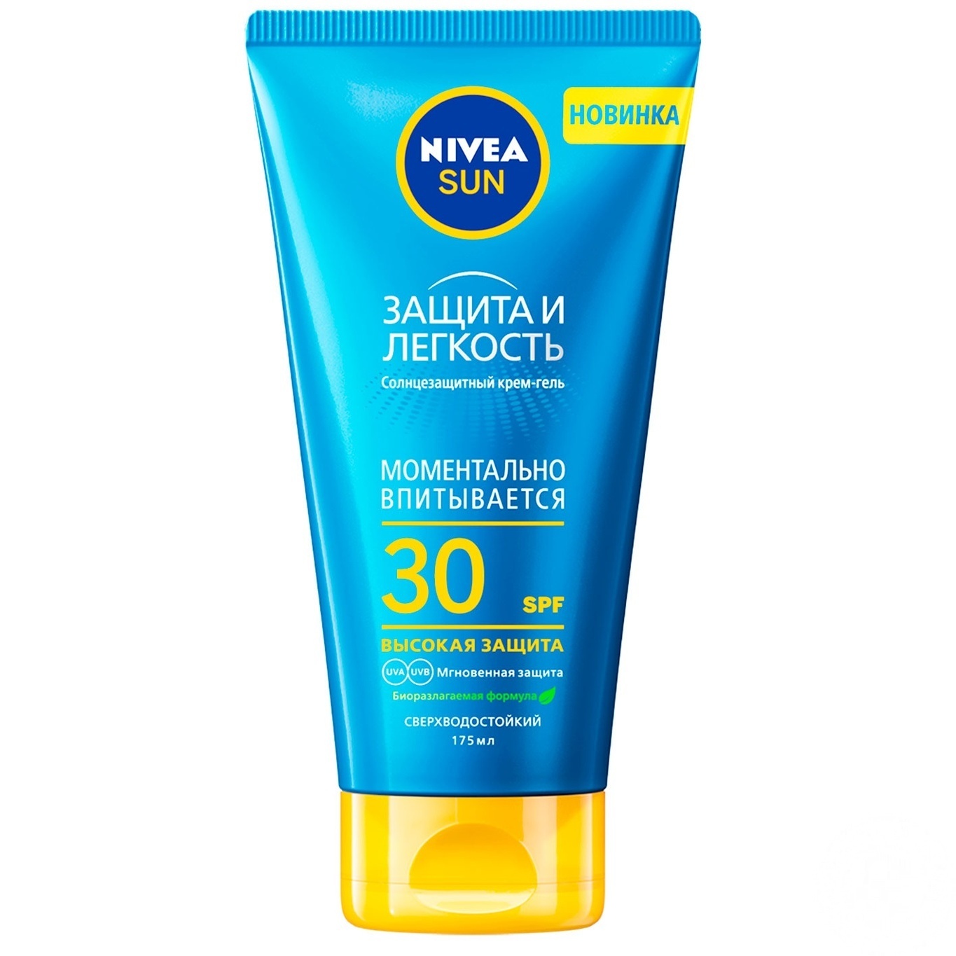 

Крем-гель Nivea Защита и легкость Солнцезащитный SPF30 175мл