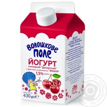 Voloshkove pole cherry yogurt 1.5% 430g - buy, prices for Auchan - photo 2