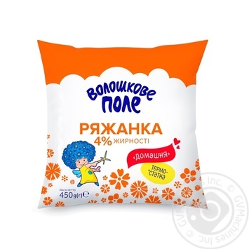 Ряженка Волошкове Поле 4% 450г - купить, цены на - фото 2