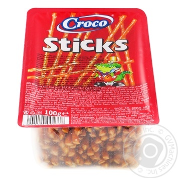 Соломка Croco Sticks солона з сіллю 100г