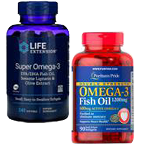 Fish oil in capsules