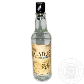 Ром Calados Caribbean Original білий 37.5% 700мл купити, ціни на МегаМаркет - фото 1
