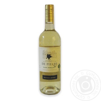 Chevalier de Pierre Blanc Moelleux white semi-sweet wine 11% 0.75l - buy, prices for MegaMarket - photo 1