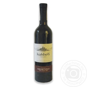 Wine Kakheti red semisweet 9-13% 750ml glass bottle Georgia - buy, prices for MegaMarket - photo 1