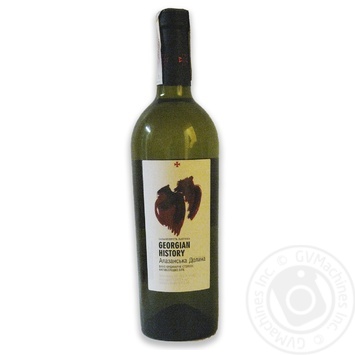 Georgian History Alazani Valley White Semi Sweet Wine 11-13% 0.75l - buy, prices for MegaMarket - photo 1