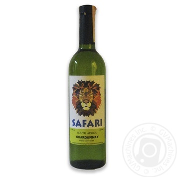 Wine chardonnay white dry 14% 750ml - buy, prices for MegaMarket - photo 1