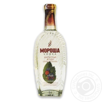 Горілка Мороша Карпатські ягоди 0,5л х16 купити, ціни на МегаМаркет - фото 1