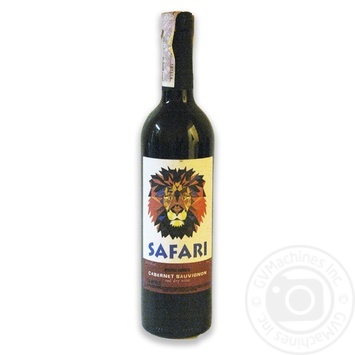 Вино Safari Cabernet Sauvignon чер. сухе 0,75л*** купити, ціни на МегаМаркет - фото 1