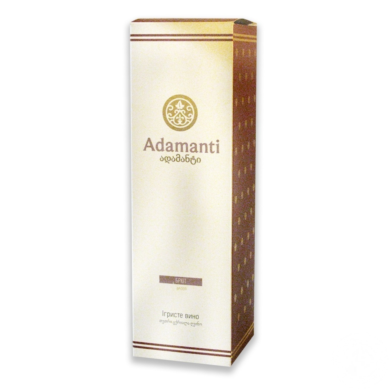 

Вино игристое Adamanti белое брют в коробке 0,75л