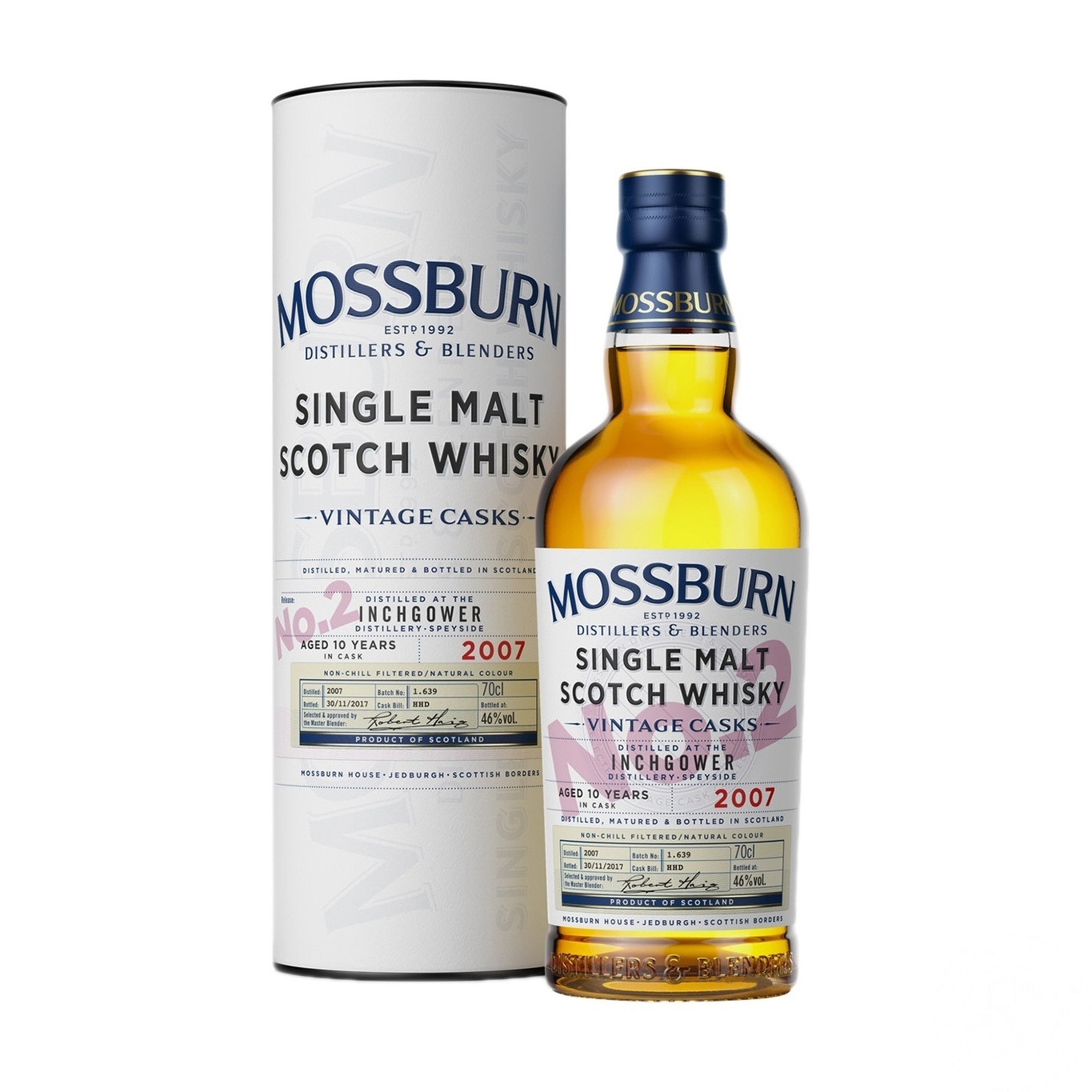 

Виски Mossburn Vintage Casks №2 Inchgower 46% 0,7л