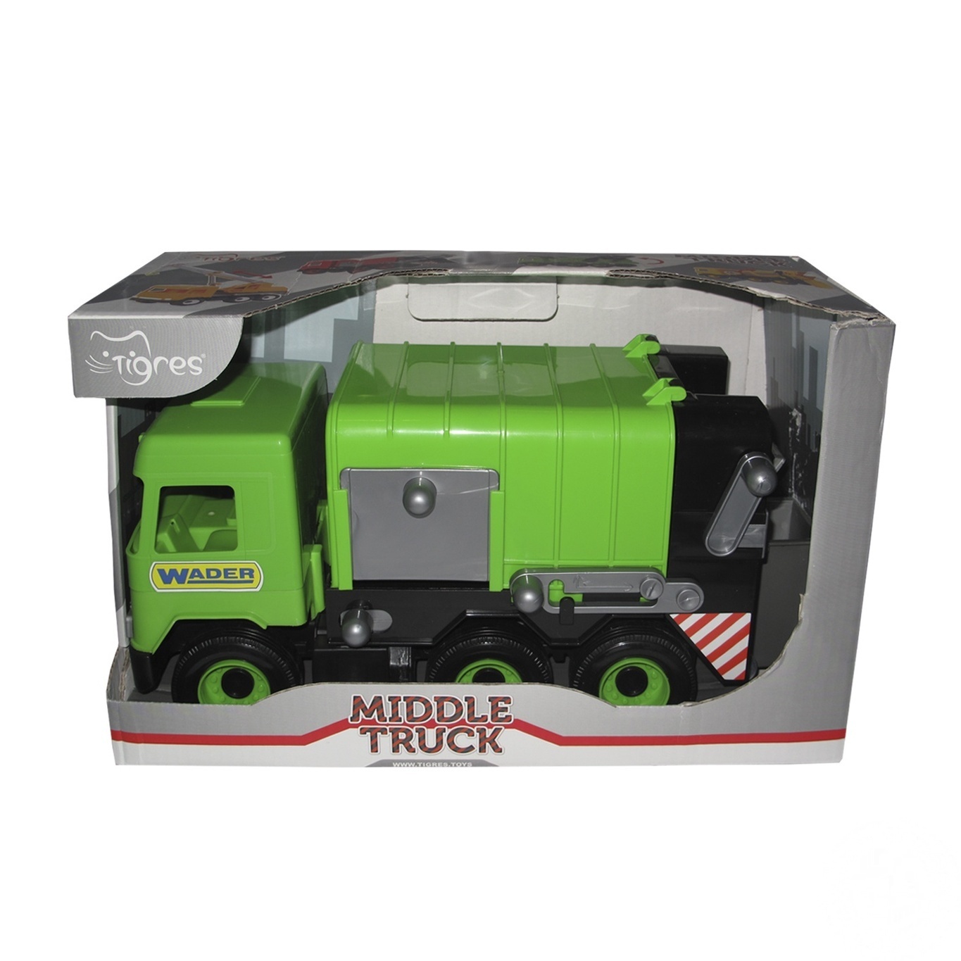 

Игрушечная машинка Wader Middle truck мусоровоз