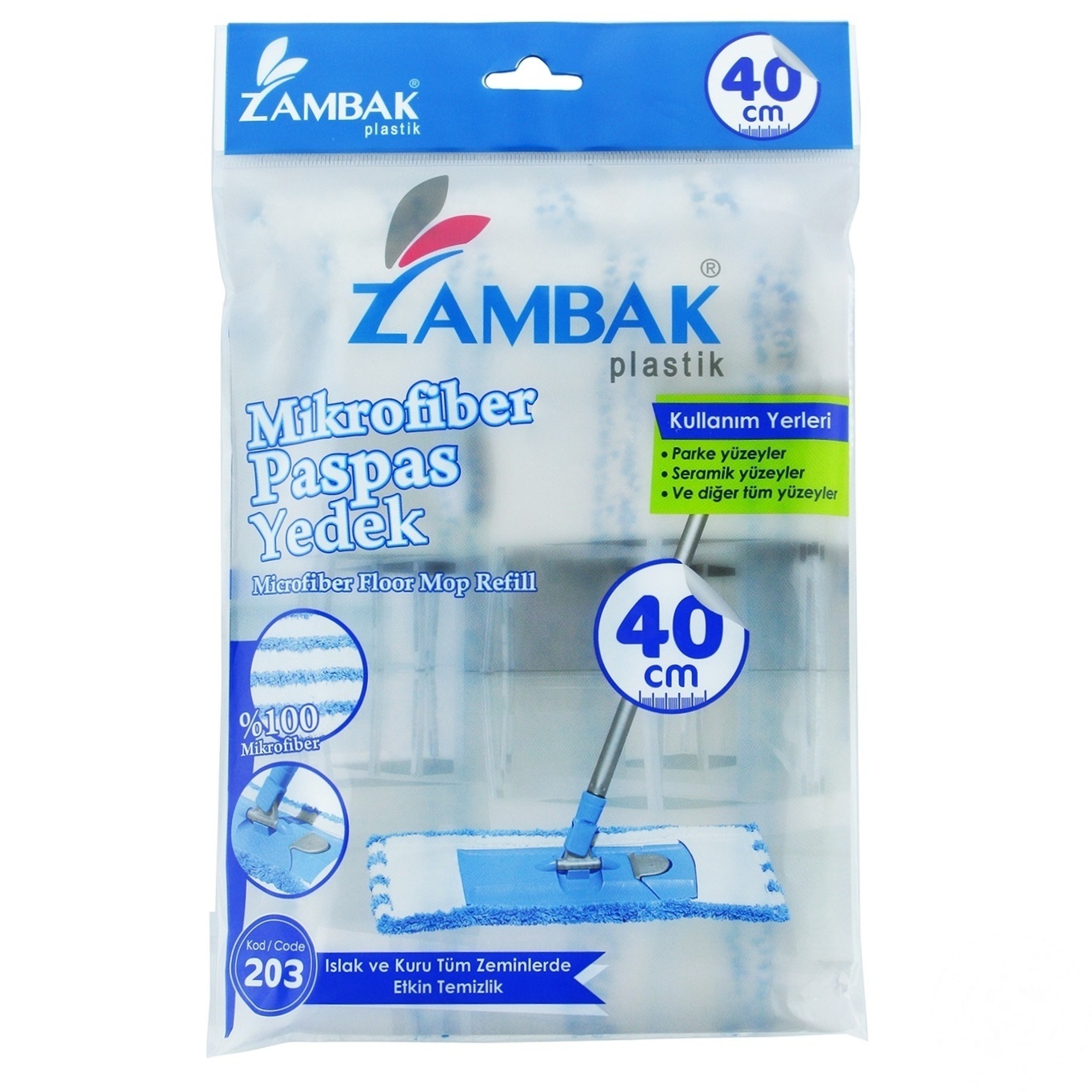 

Запаска для швабры Zambak Plastik Paspas 40см