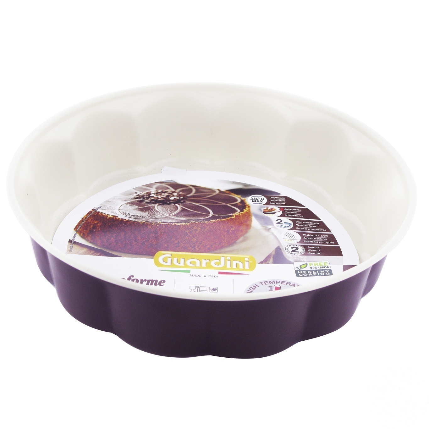 

Форма для выпечки Guardini Le Chocoforme круглая с волнистыми краями 26см