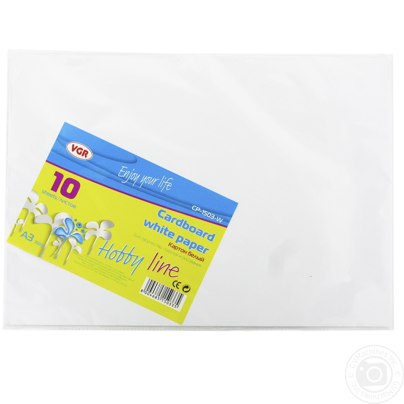 

Картон VGR A3 10арк. арт. CP-1503-W