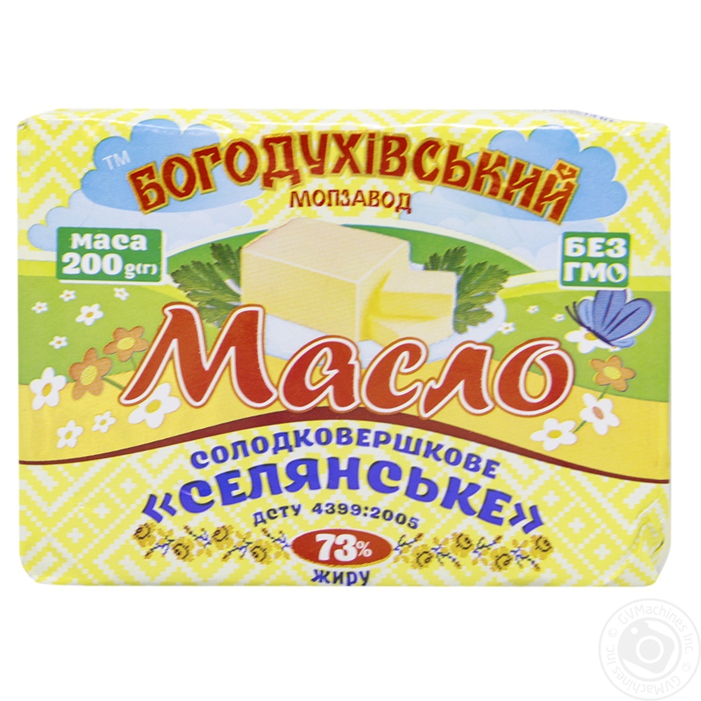 

Масло Богодуховский молзавод Крестьянское сладкосливочное 73% 200г