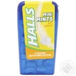 Леденцы Halls Mint mini со вкусом цитрусовых фруктов 12,5г