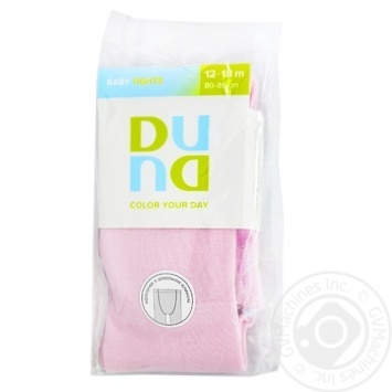 Duna Light Pink Children's Tights 80-86s - buy, prices for ULTRAMARKET - photo 1