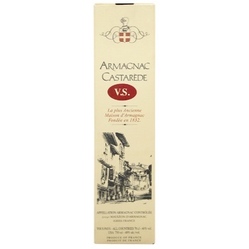 Castarede V.S. Armagnac 40% 0.7l - buy, prices for Za Raz - photo 2