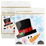 Jumi Snowman Window Sticker 38x31cm