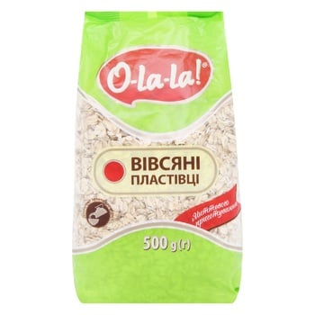 Пластівці вівсяні О-ла-ла! Геркулес миттєвого приготування 500г - купити, ціни на Auchan - фото 2