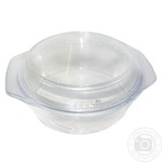 Кастрюля стеклянная круглая 1,5 л