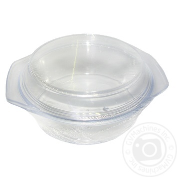 Round Glass Pan 1.5l - buy, prices for MegaMarket - photo 1