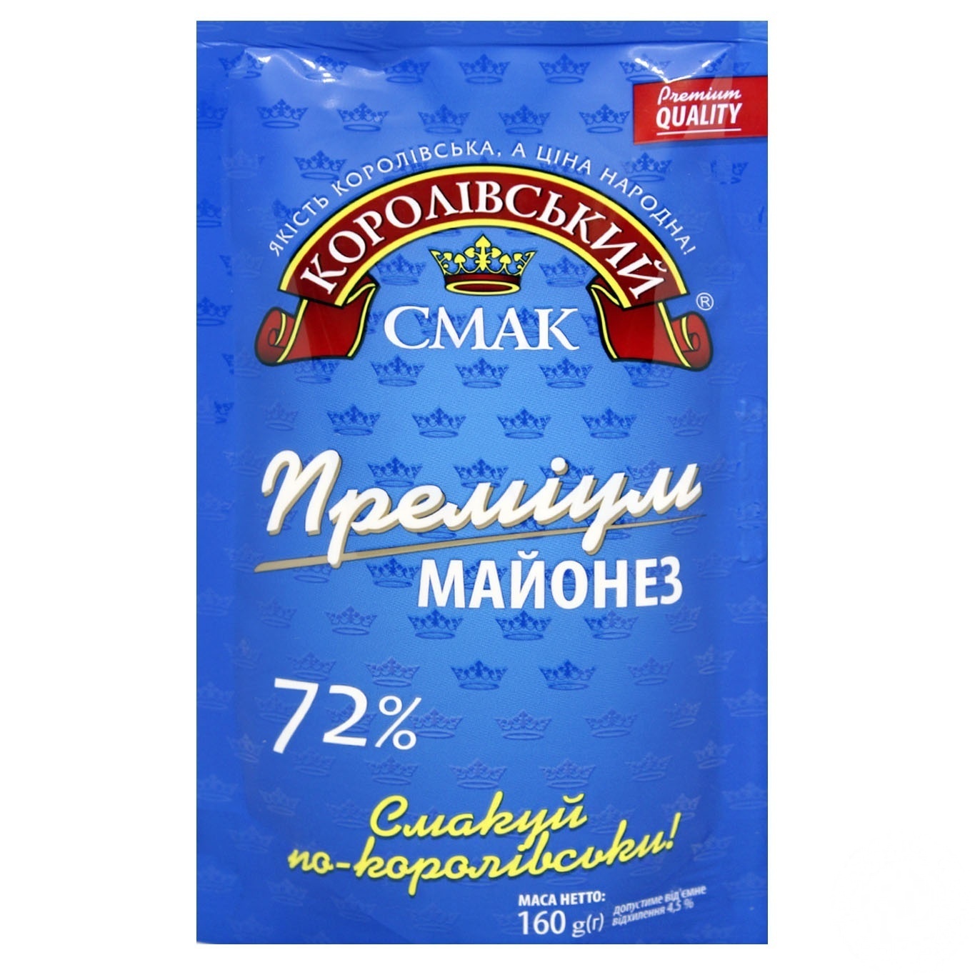

Майонез Королевский Вкус Премиум 72% 160г