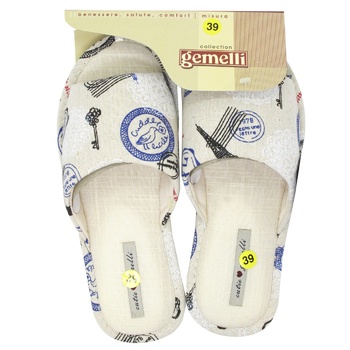 Gemelli Visa Domestic Women's Slippers Size 36-40 in Assortment - buy, prices for NOVUS - photo 3