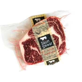 Skott Smeat Chilled Ribeye Beef Steak (≈350g) - buy, prices for NOVUS - photo 1